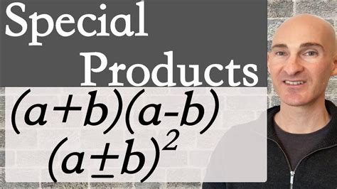 Special Products of Binomials - YouTube