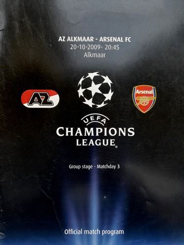 AZ Alkmaar - Arsenal FC UEFA Champions League (20.10.2009) official ...