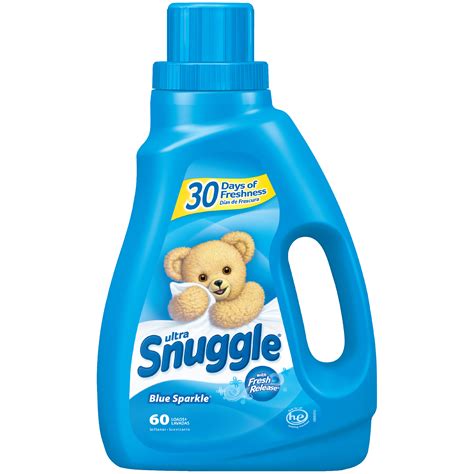 Snuggle Liquid Fabric Softener, Blue Sparkle, 50 Ounce, 60 Loads ...