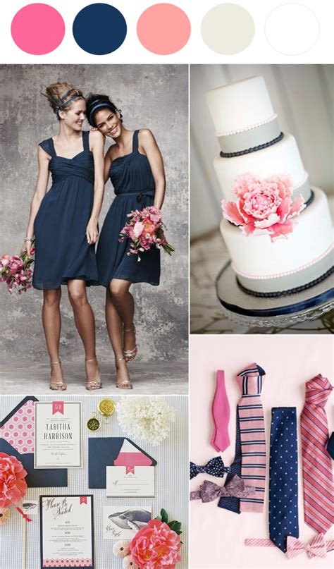 Now Trending: Navy Blue and Pink | The Perfect Palette