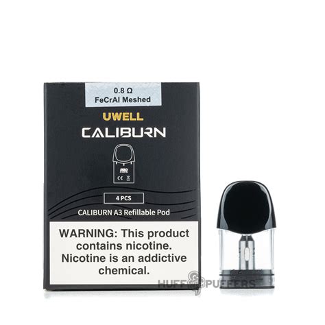 Uwell Caliburn A3 Replacements Pods - $11.99 | 4 Pack – Huff & Puffers