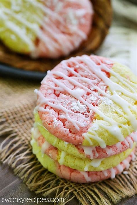 Strawberry Lemonade Cookies | Swanky Recipes - Simple tasty food recipes