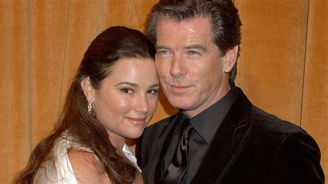 Pierce Brosnan's bride Keely is lace-clad goddess in ageless wedding photo | HELLO!