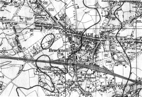 1940 Map of Bracknell town centre | Original is 1892 pixels … | Flickr