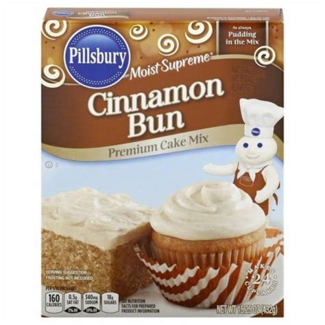 Pillsbury Moist Supreme Cinnamon Bun Cake Mix, 15.25 oz - Kroger