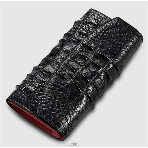 100% genuine alligator skin leather women wallet crocodile leather skin ...