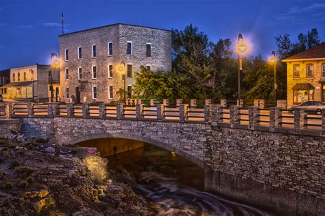 Main Street Bridge in Menomonee Falls Wisconsin HDR | Concept ...