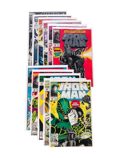 Comic Book 11 Piece Iron Man Comic Bundle - 1st Appearance of War ...