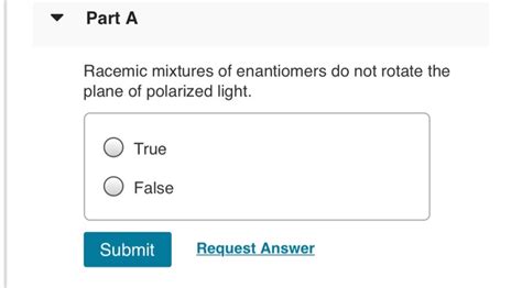 Solved Racemic mixtures of enantiomers do not rotate the | Chegg.com