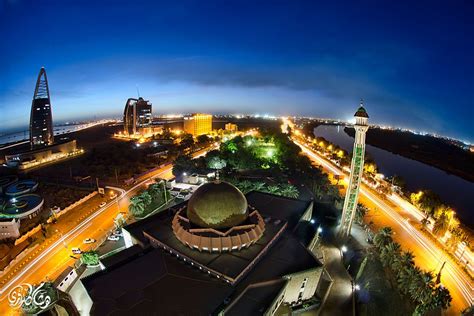 Khartoum at Night | Khartoum, The beautiful country, Sudan