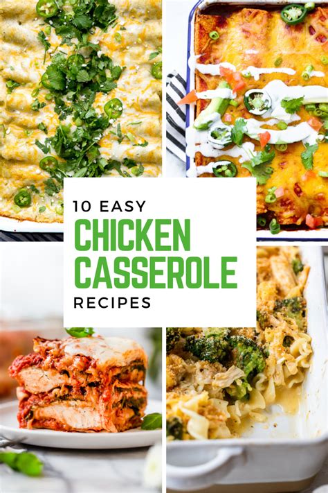 10 Easy Chicken Casserole Recipes l Skinnytaste