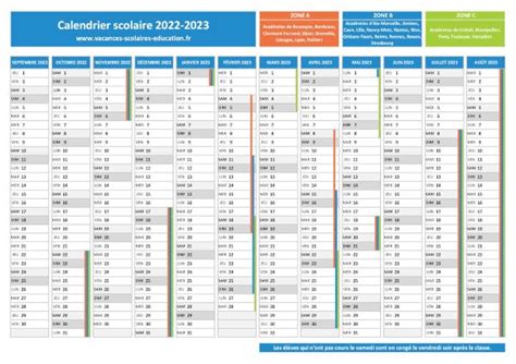 Calendrier Scolaire 2023 Rentrée – Get Calendrier 2023 Update