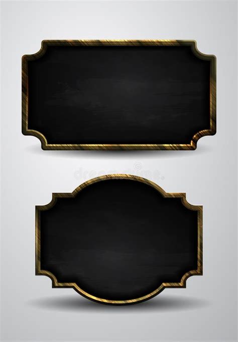 Wooden Frame Chalkboard Background Stock Vector - Illustration of drawn, lesson: 92842825