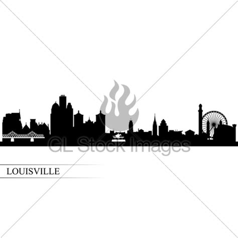 Louisville Skyline Silhouette at GetDrawings | Free download