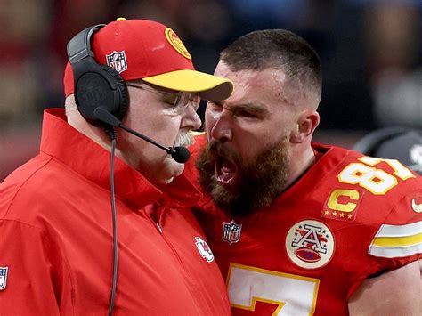 Travis Kelce Bumps Coach Andy Reid, Screams In Face After Chiefs Fumble