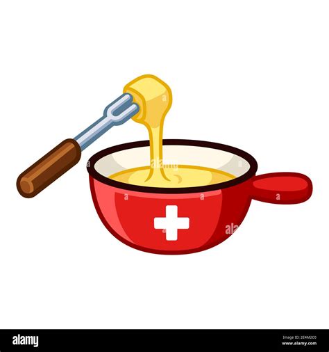 Switzerland restaurant fondue Stock Vector Images - Alamy