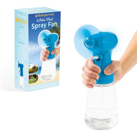 Handheld Water Mist Spray Fan - Blue