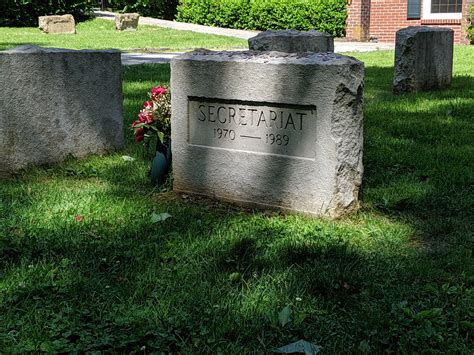 Secretariat's Grave - No Home Just Roam