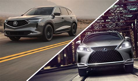 Acura MDX vs. Lexus RX 350: Luxury SUV Showdown