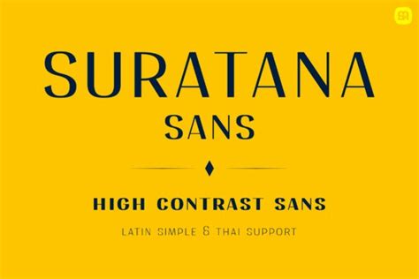 Suratana Sans Font Family - Free Font