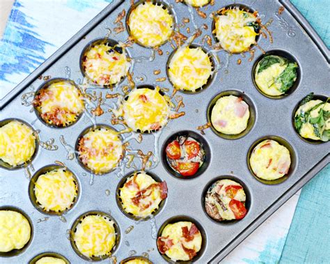 Mini Egg Muffin Breakfast Bites Recipe - Brie Brie Blooms