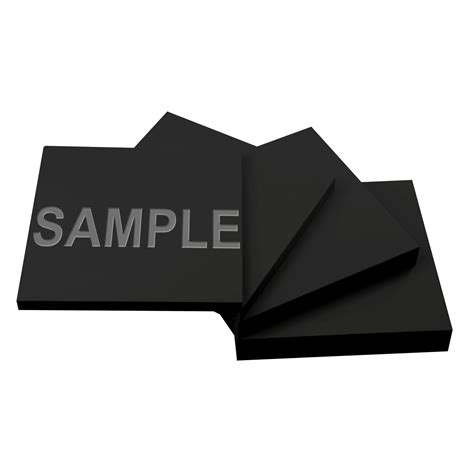 Sample Black Expanded PVC Sheet | ACME Plastics, Inc.