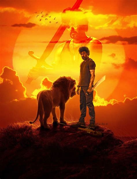 Unofficial #leo Thalapathy Vijay x Leo Lion Fanmade Poster 2023 Design by me #leofilm #BloodySwe ...