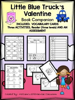 Little Blue Truck's Valentine - BOOK COMPANION - VALENTINE'S DAY