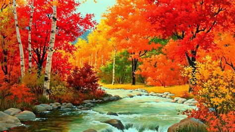 Wallpaper Desk : Autumn River WallpaperWallpaper Desk