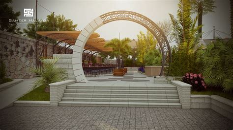 Entrance Arch Gate Design For Inviting Front Yard - Decor Inspirator