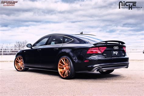 Audi A7 Niche Vicenza - H72 Wheels Brushed | Transparent Copper 1