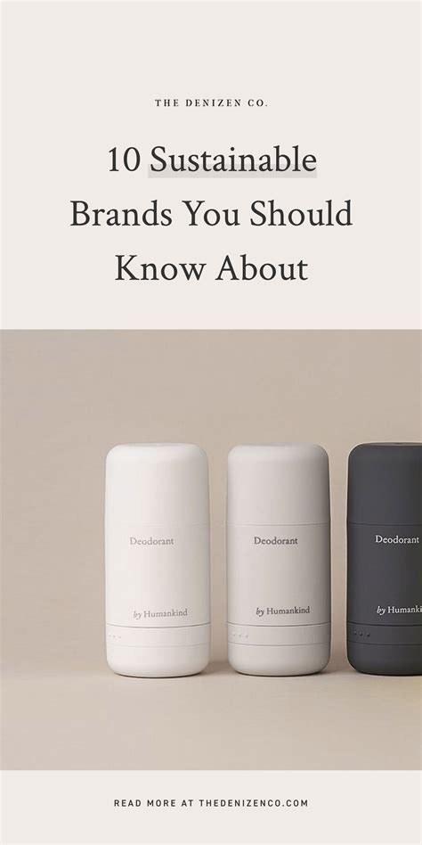 10 Sustainable Brands That You Should Know About — The Denizen Co. | Sustainable brand ...