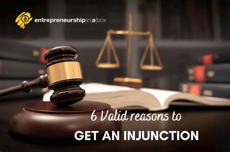 6 Valid Reasons to Get an Injunction | Entrepreneurship in a Box