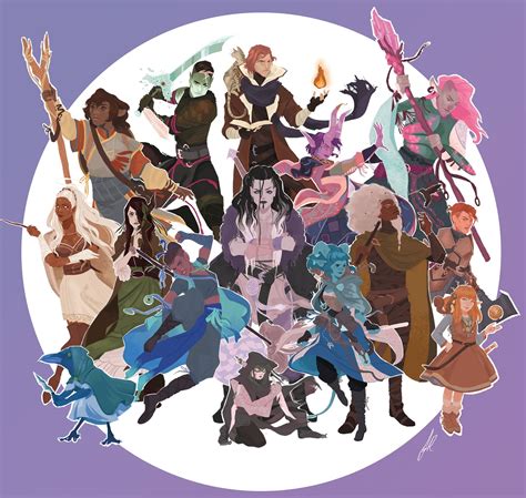 The Mighty Nein Critical Role Art Print | Etsy