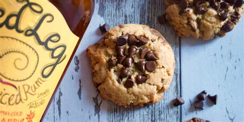 Spiced Rum & Dark Chocolate Cookies