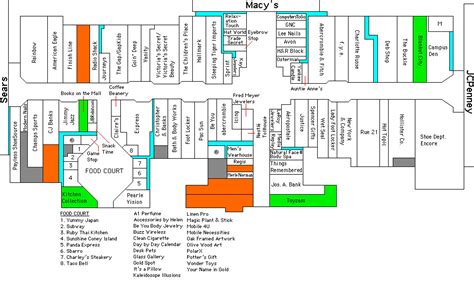 Scottsdale Fashion Square Mall Map - Shane Darlleen