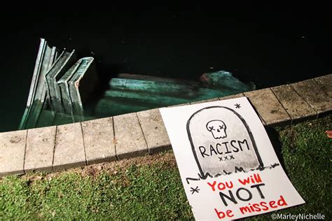 Christopher Columbus statue toppled at Virginia protest