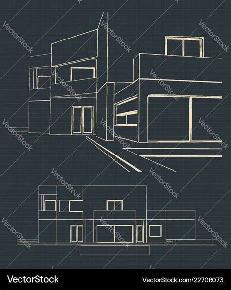 Modern House Drawing