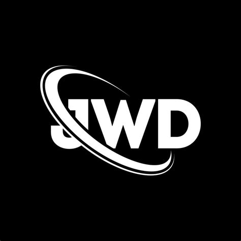 logotipo de jwd. carta jwd. diseño del logotipo de la letra jwd ...