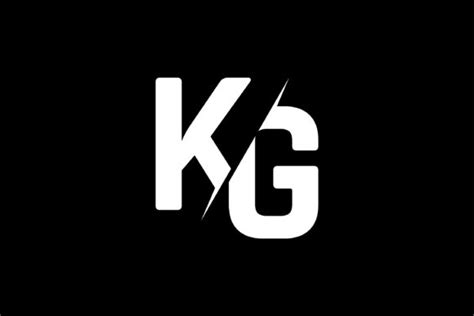 Monogram KG Logo Design Graphic by Greenlines Studios · Creative Fabrica