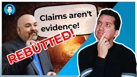 Matt Dillahunty and "Claims aren't evidence" (REBUTTED) - YouTube