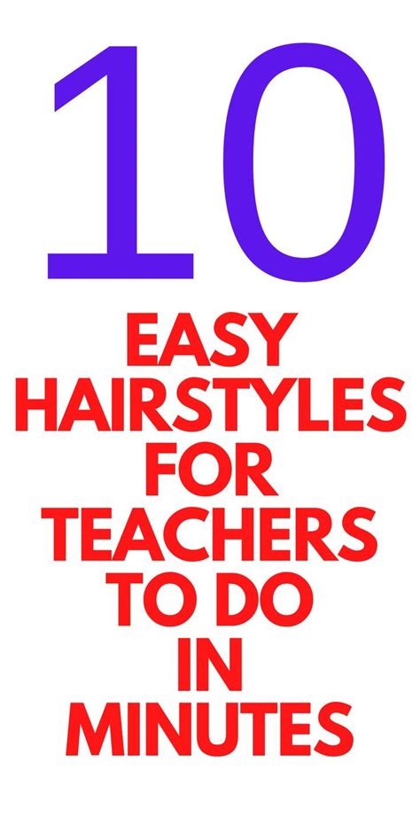 Teacher hairstyles ideas for your classroom – Artofit