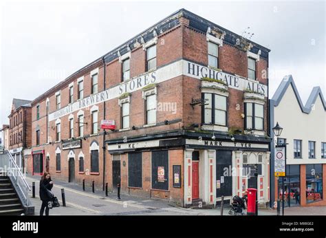 The Market Tavern in Walsall town centre, a closed down pub in the industrial West Midlands town ...