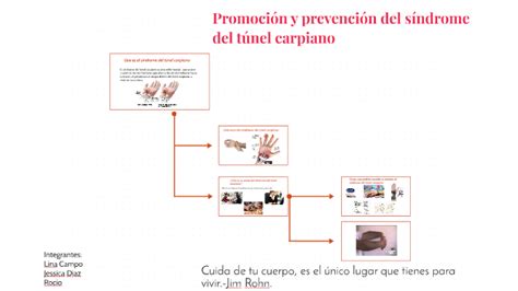 Promoción y prevención del síndrome del túnel carpiano by ALEJA DIAZ on Prezi