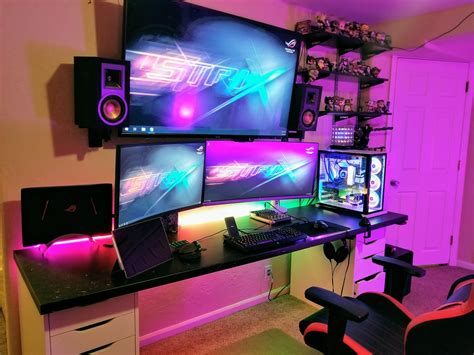 RGB is still cool right? | Video game rooms, Gamer room, Gamer room diy