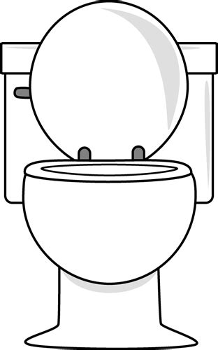 White Toilet with Lid Up Clip Art - White Toilet with Lid Up Image | Clip art, Quiet book ...