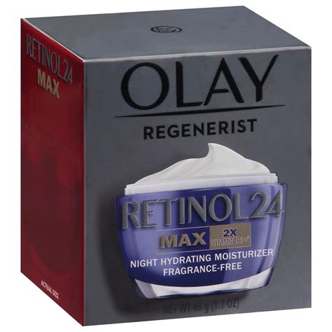 Olay Olay Regenerist Retinol 24 Max Night Hydrating Moisturizer - Shop Facial moisturizer at H-E-B