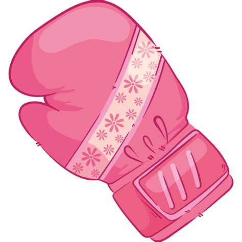 pink boxing glove 24091740 PNG