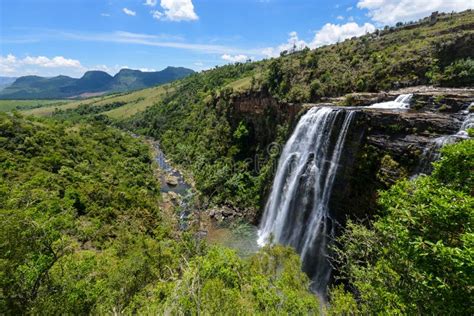 The Lisbon Falls: Double Waterfalls In The Blyde River Canyon, Panorama ...