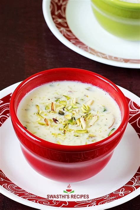 Kheer Recipe (Indian Rice Pudding) - Swasthi's Recipes